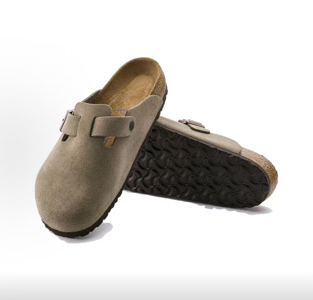 Boston - Taupe Suede Narrow Fit