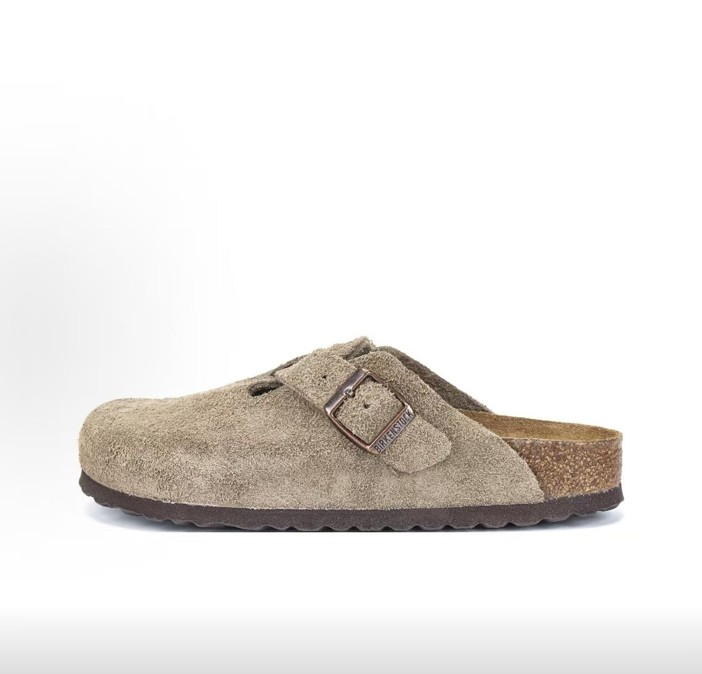 Boston - Taupe Suede Narrow Fit