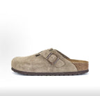 Boston - Taupe Suede Narrow Fit