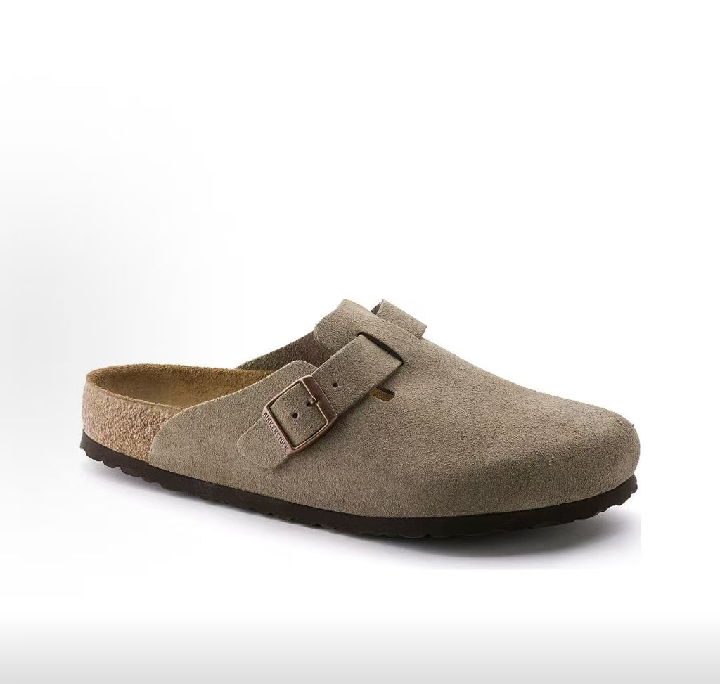 Boston - Taupe Grey Suede