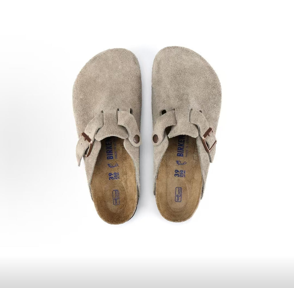 Boston - Taupe Grey Suede