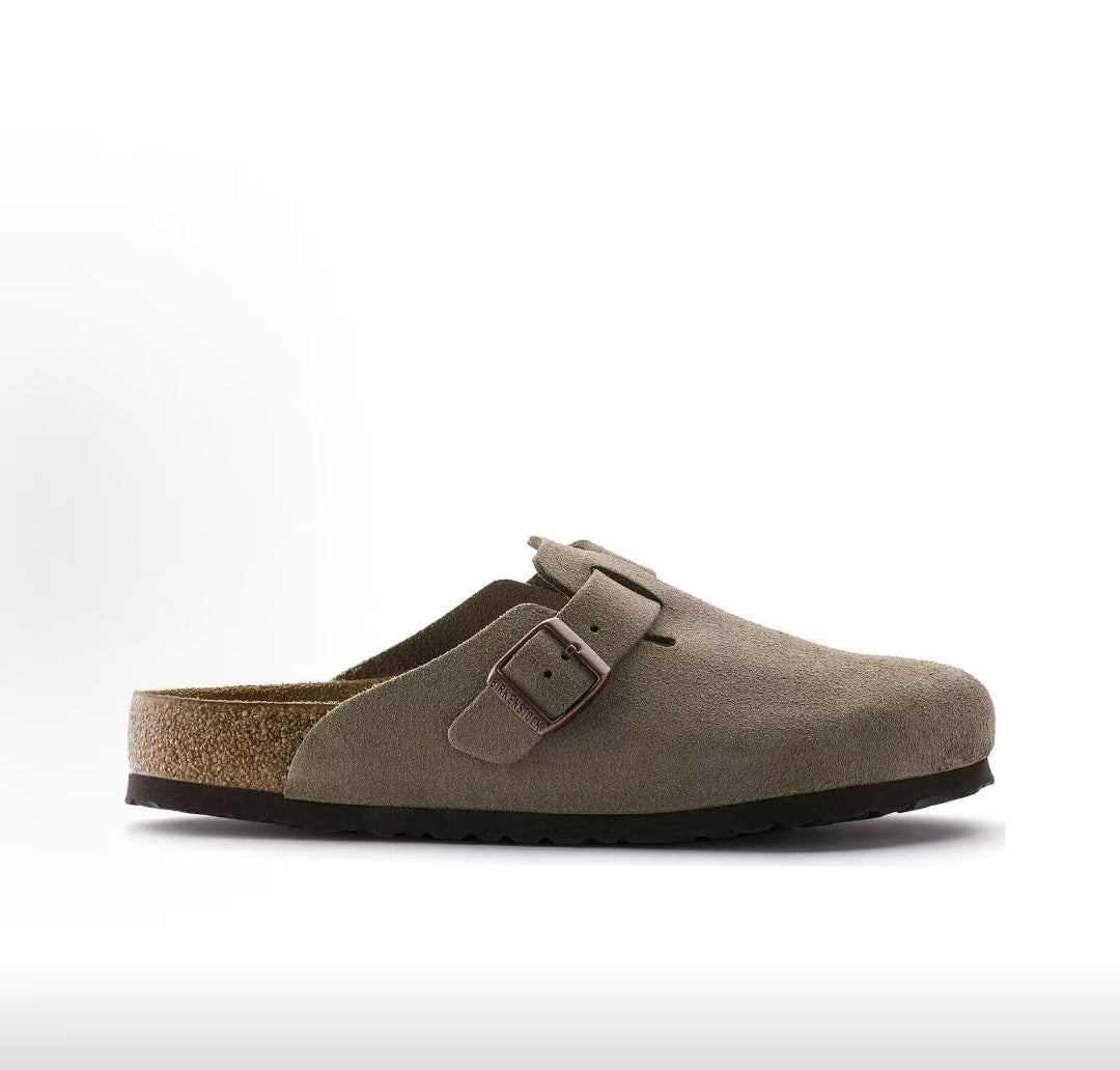 Boston - Taupe Grey Suede