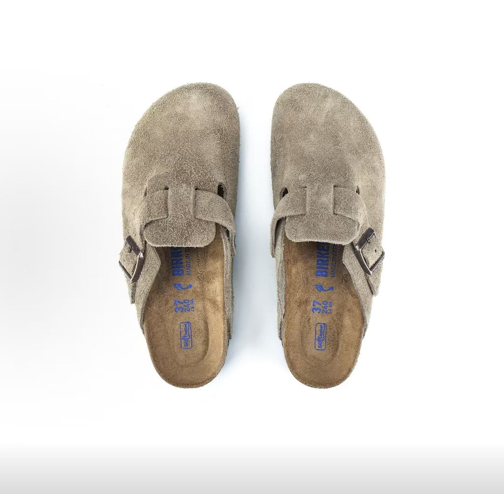 Boston - Taupe Suede Narrow Fit