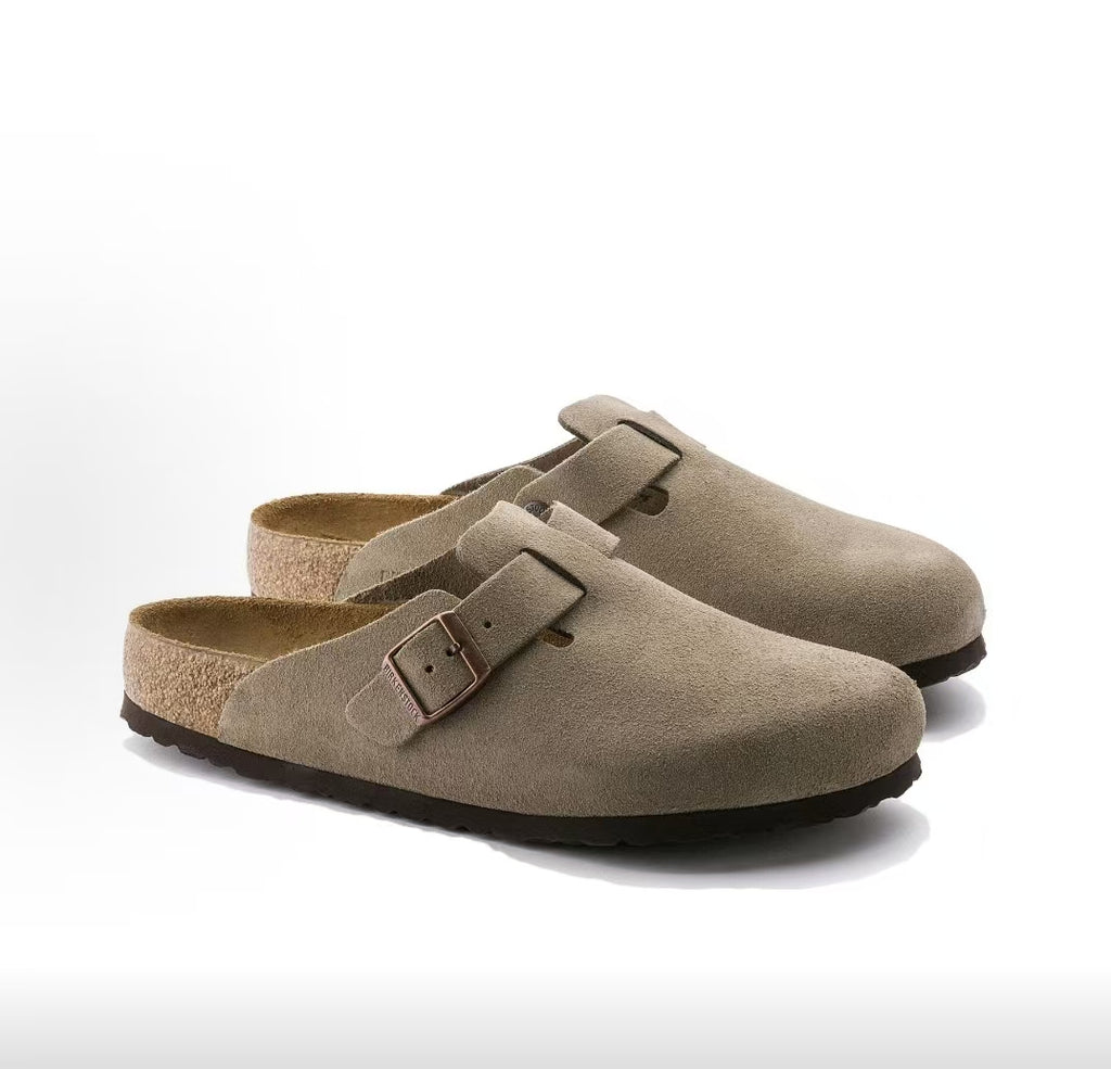 Boston - Taupe Grey Suede