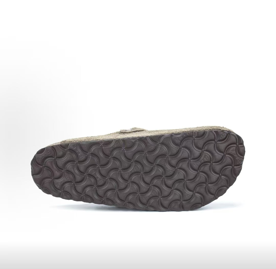 Boston - Taupe Suede Narrow Fit