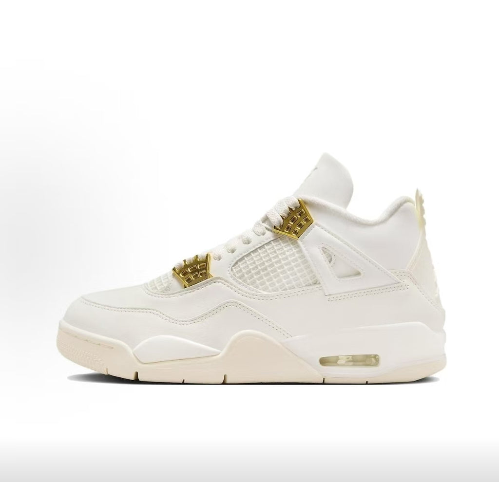 Jordan 4  - Metallic Gold / Sail
