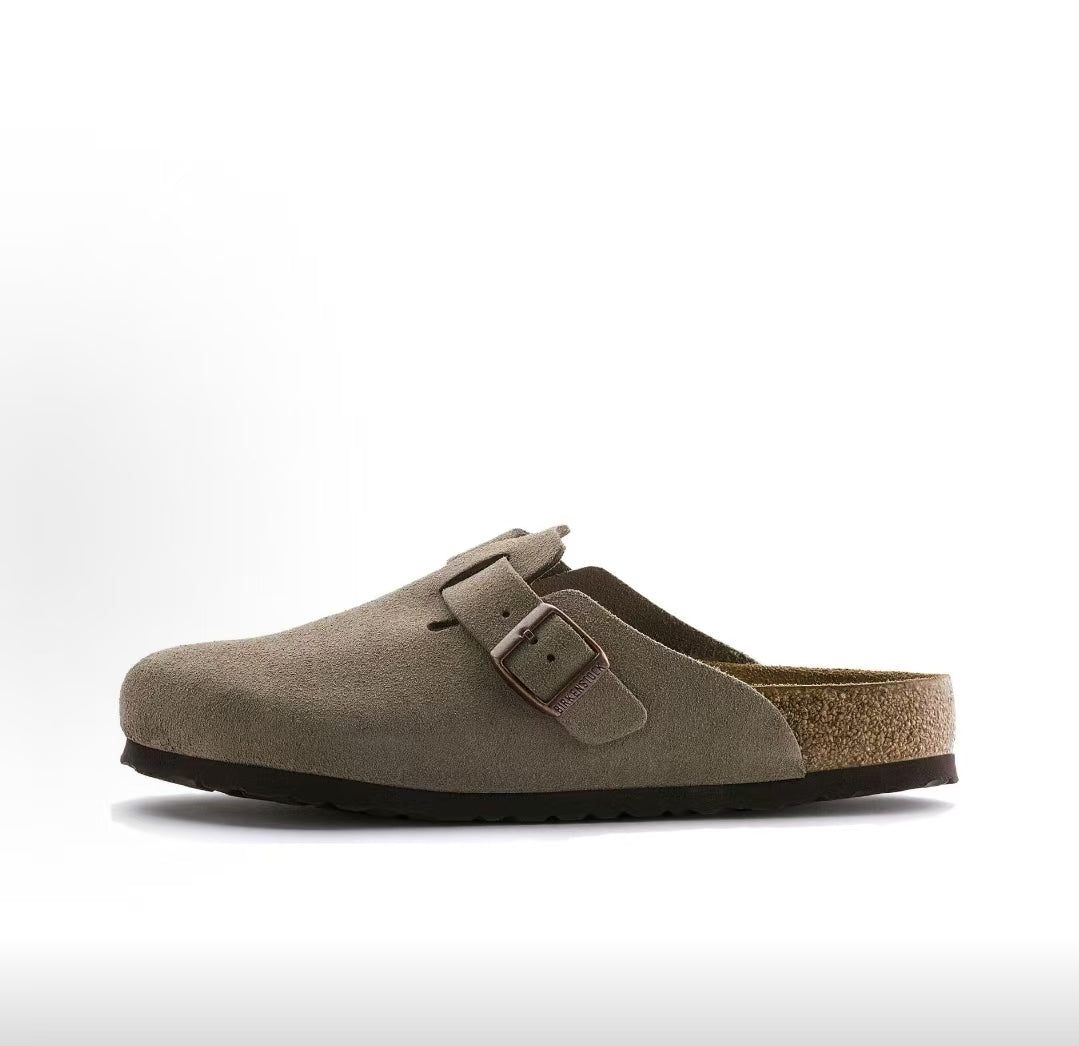 Boston - Taupe Suede Narrow Fit