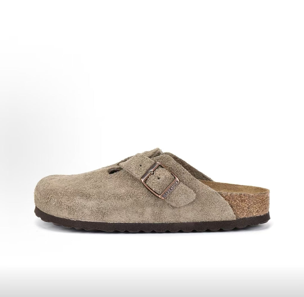 Boston - Taupe Grey Suede