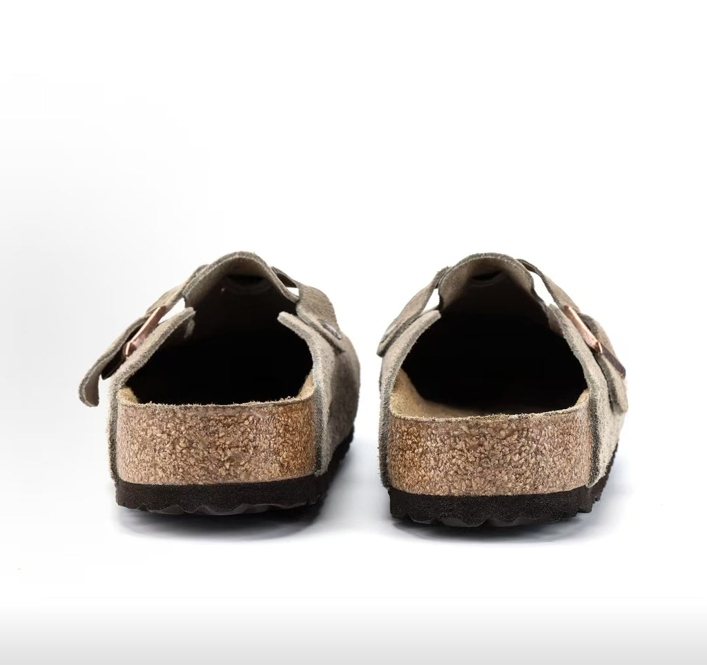 Boston - Taupe Grey Suede