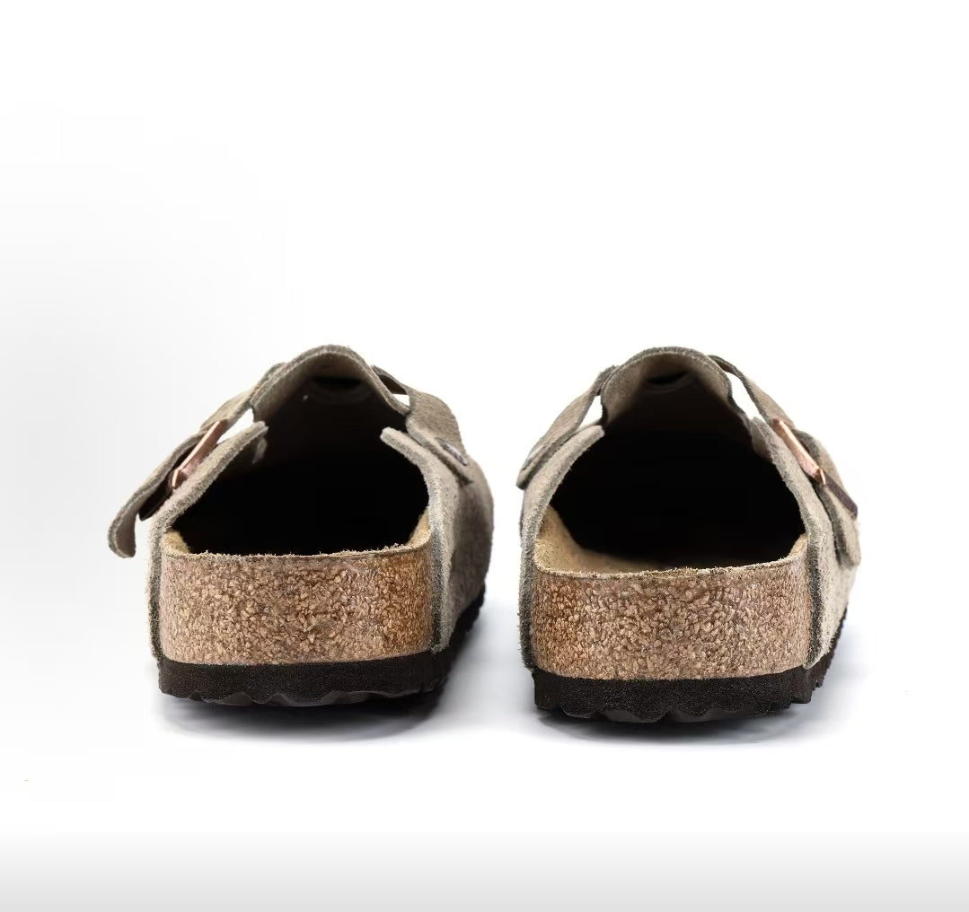 Boston - Taupe Grey Suede
