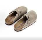 Boston - Taupe Grey Suede