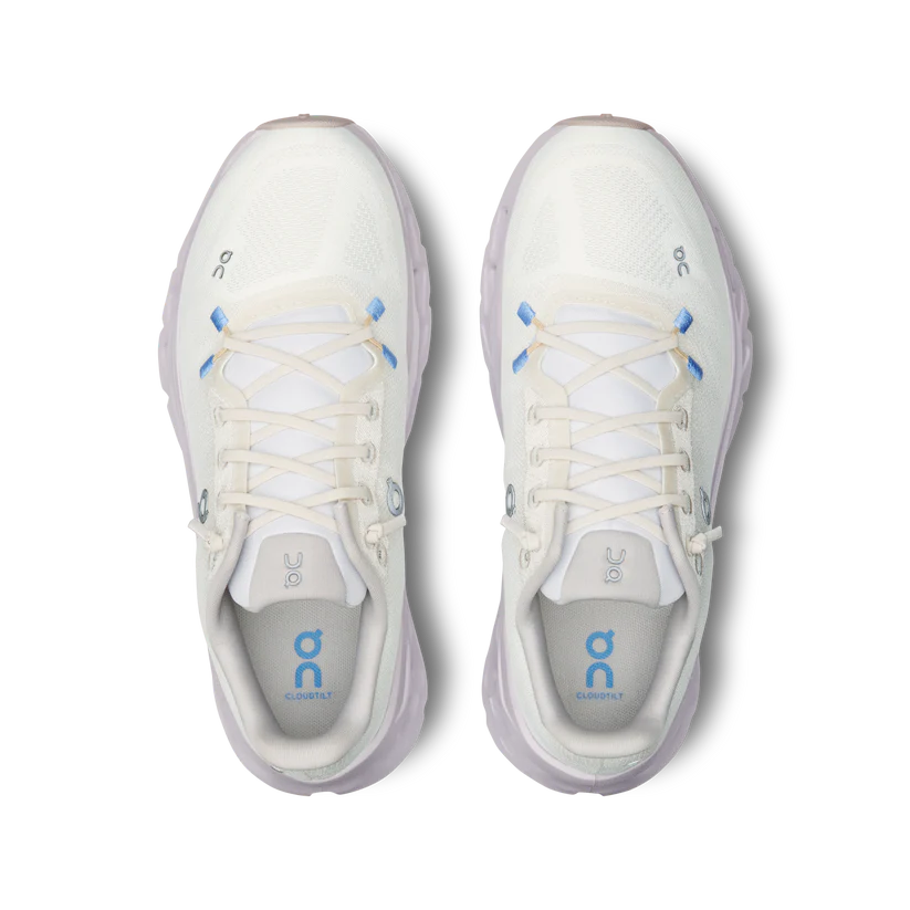 Chaussures de course blanches arc-en-ciel On Cloudmonster