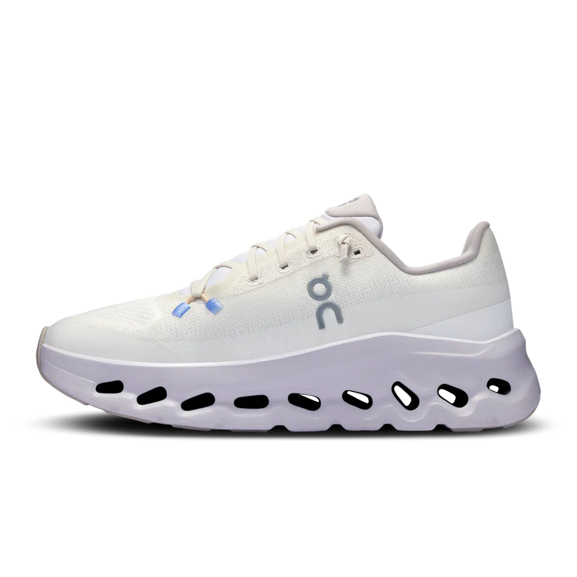 Chaussures de course blanches arc-en-ciel On Cloudmonster