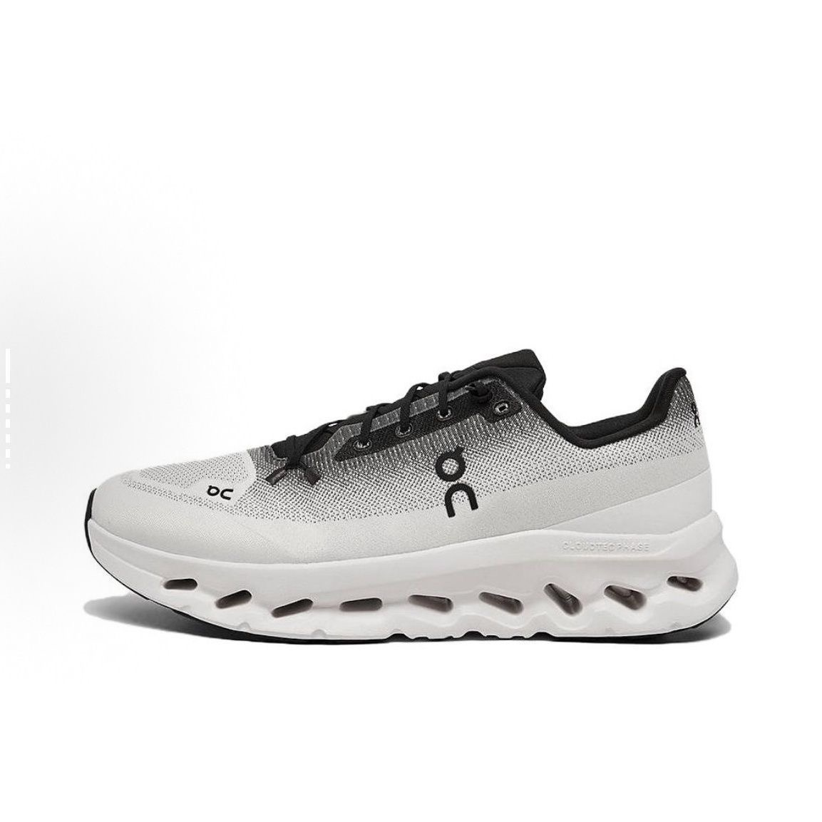 On Cloudmonster White Running Shoes