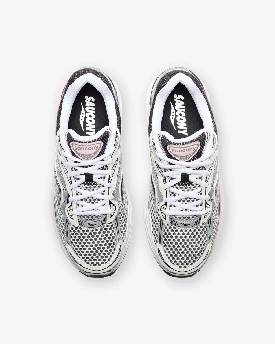 Saucony Running Shoes Silver Pink