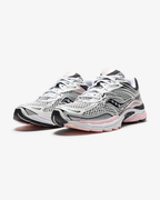 Chaussures de course Saucony argentées et roses