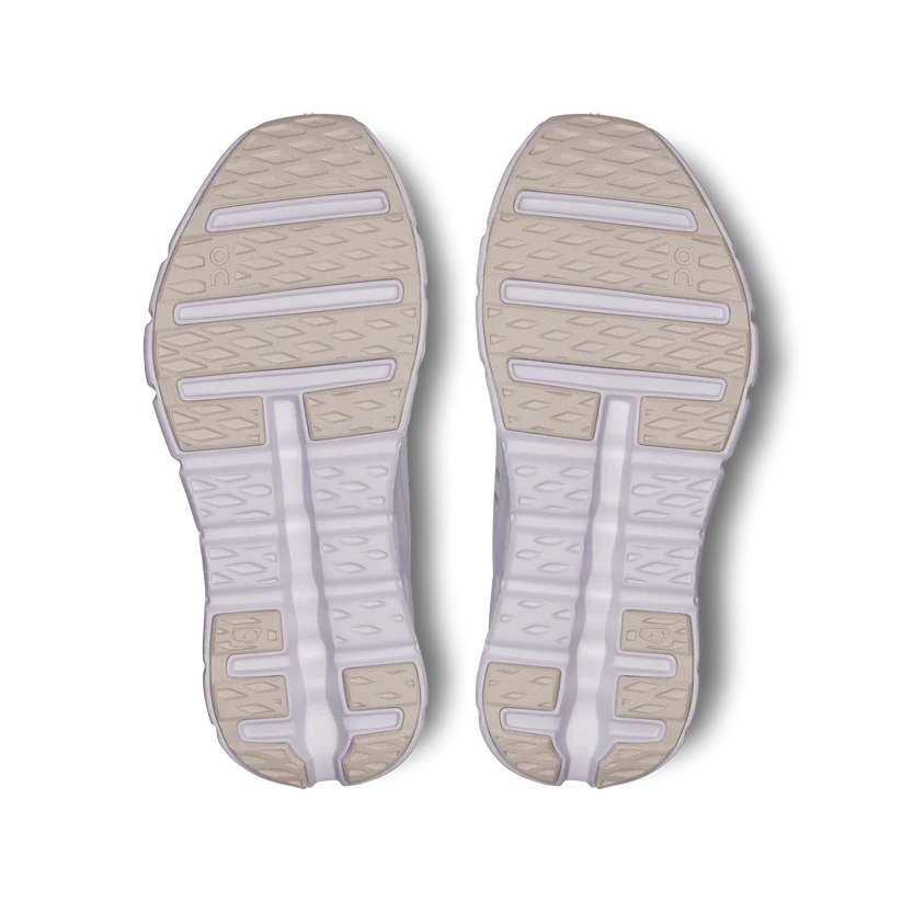 Chaussures de course blanches arc-en-ciel On Cloudmonster