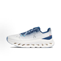 On Cloudmonster White Blue Running Shoes