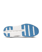 Chaussures de course blanches et bleues On Cloudmonster