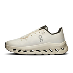 Chaussures de course On Cloudmonster crème et noires